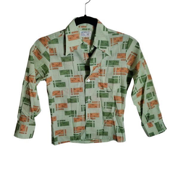 J. C. Penney Other - Vintage 70s Boys Long Sleeve Button Front Size 10 Jc Penny